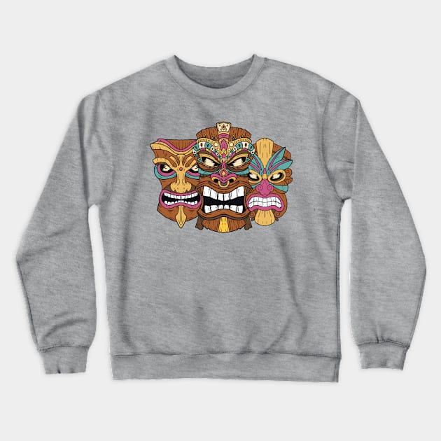 Tiki Masks Crewneck Sweatshirt by TylerMade